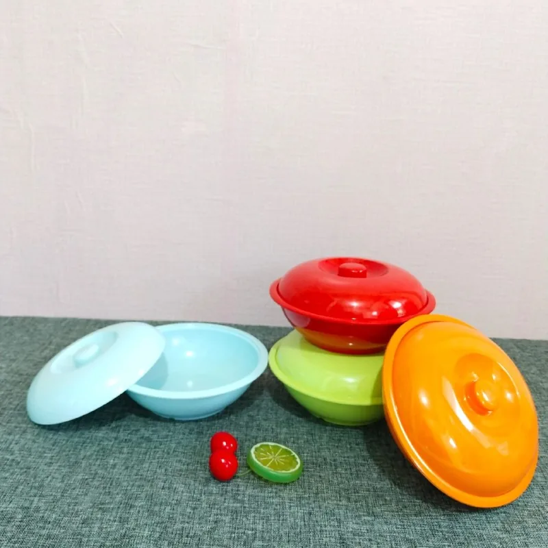 Mangkok Tutup 7 inch Melamin erk Meishing [2907]