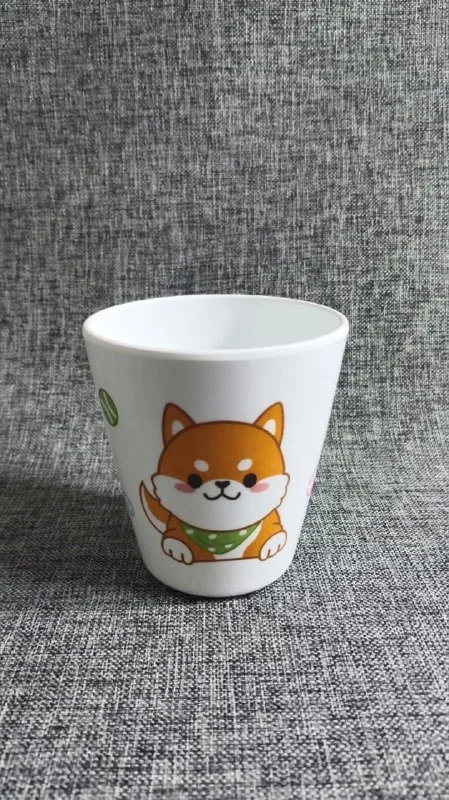 Gelas Motif Binatang Anjing Melamin 3,4 Inch merk Toptree [B2103-062]