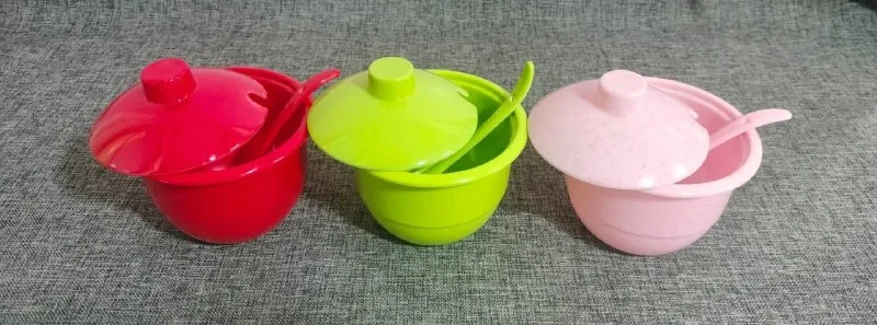 Mangkok Sambal + Sendok Melamin merk TOPTREE [B600]