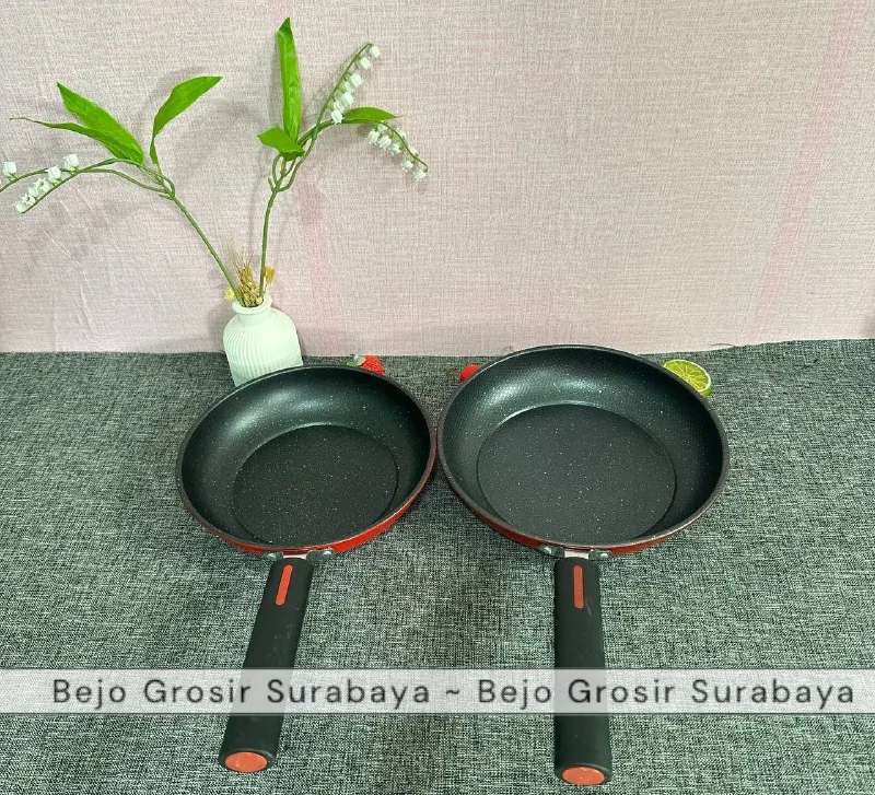 Frypan/Teflon 22 cm Stainless Steel Anti Lengket & Bahan Tebal