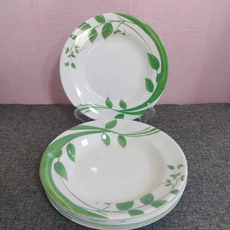 Piring 9 Inch Melamin Motif merk Meishing [G109]