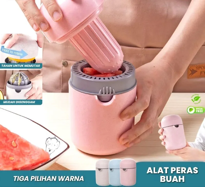 Juicer Manual 400 ML / Alat Peras Jeruk Buah 2in1