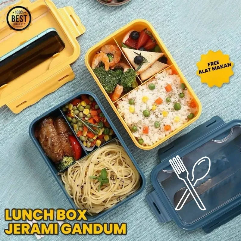 Lunch Box Jerami Gandum
