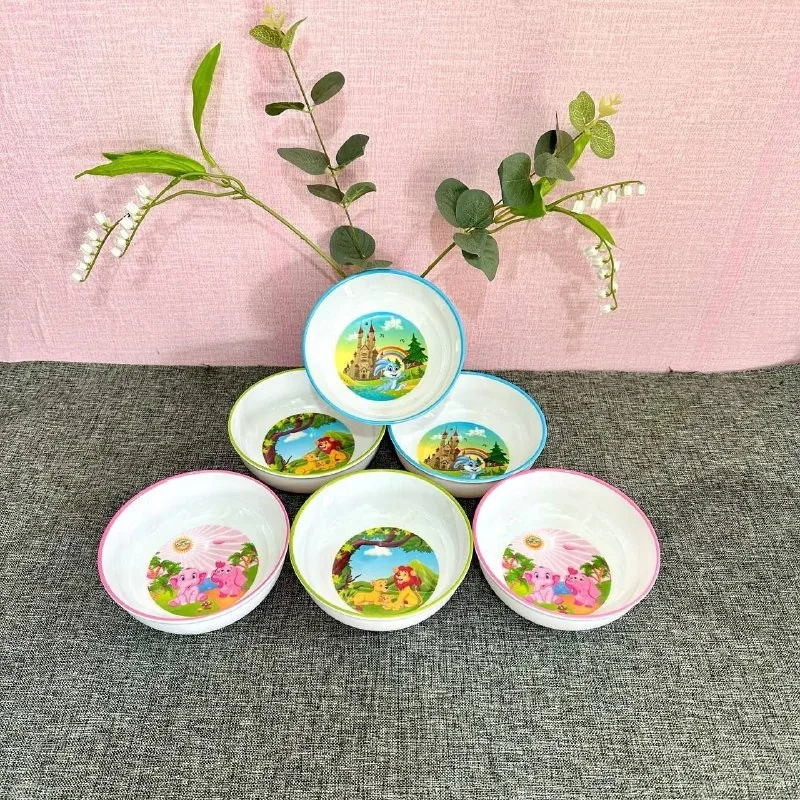 Mangkok Melamin Karakter 5.5 inch Extra Tebal