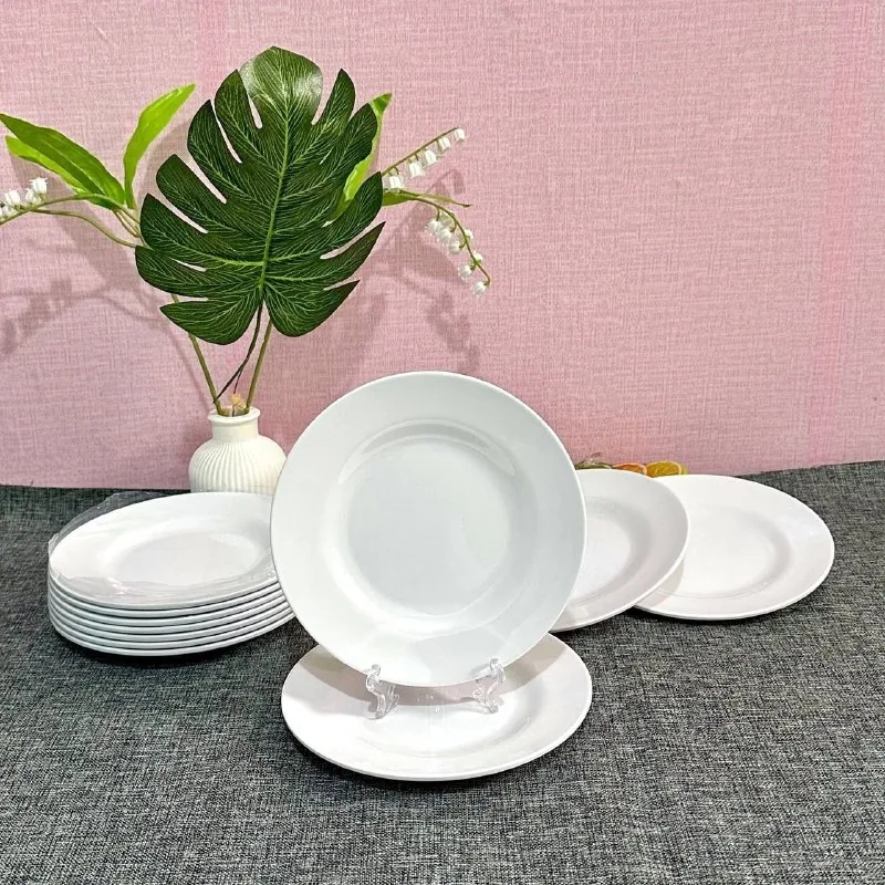 Palet / Piring Kecil 6.5 inch Melamin Polos merk Toptree [P1106.5]