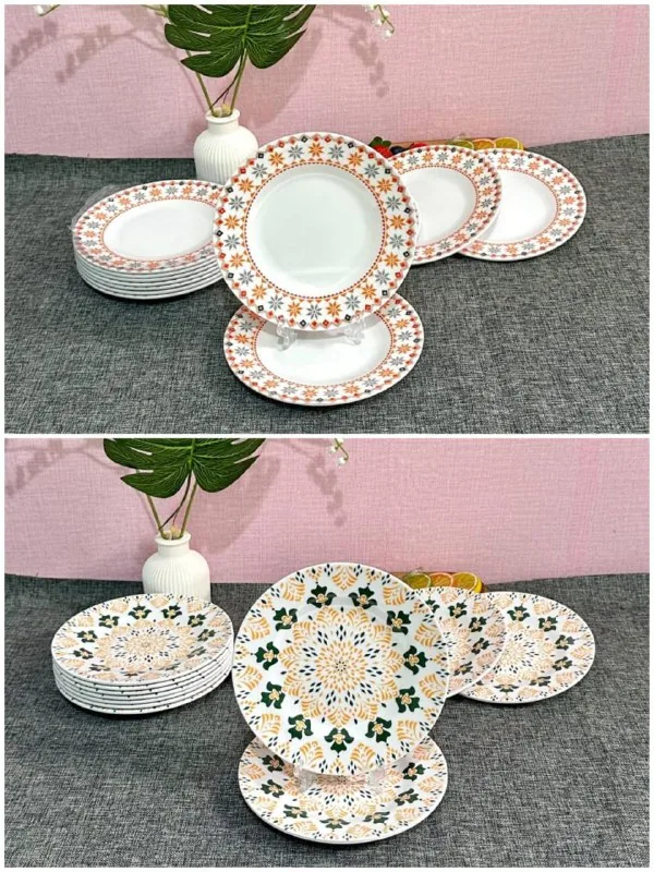 Palet / Piring Kecil 6.5 inch Melamin Motif merk Toptree [P1106.5]