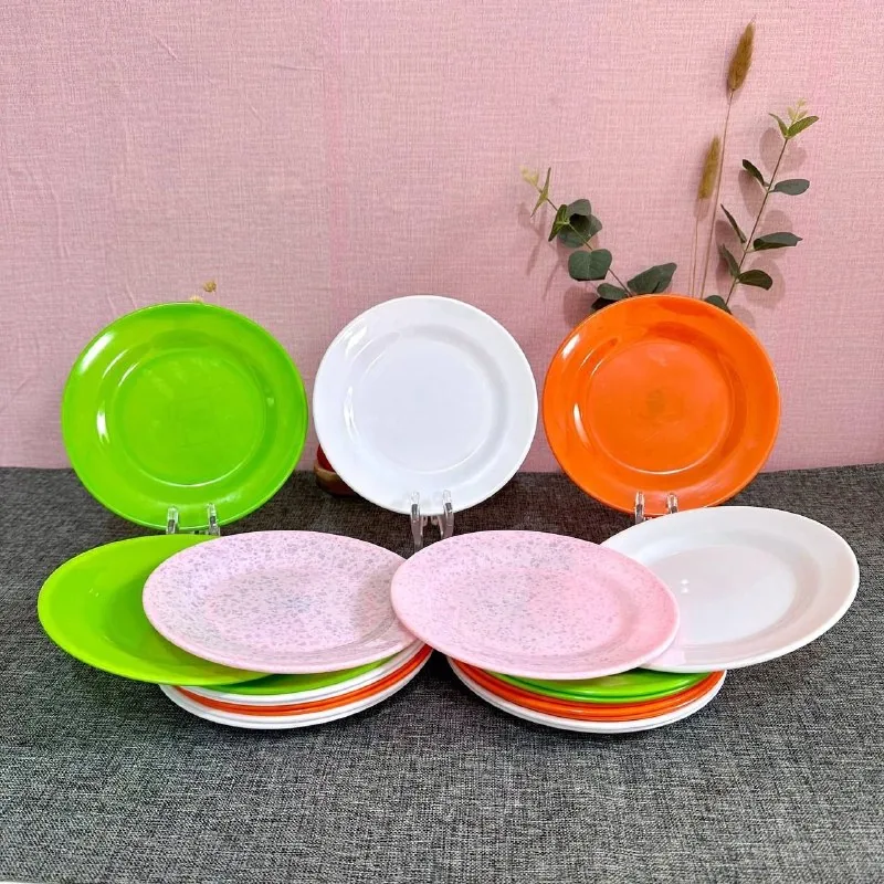 Piring Dangkal Tipis Melamin 9 Inch merk Toptree [P1809]