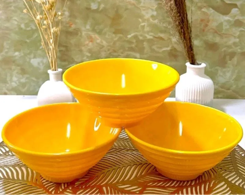 Mangkok Berulir 8 inch Melamin merk Toptree [W508]